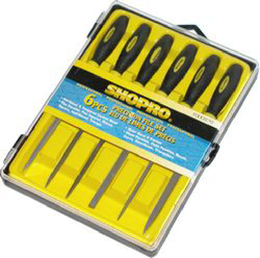 Picture of File Set 6pc.Precision W/Hndle - No: F000970