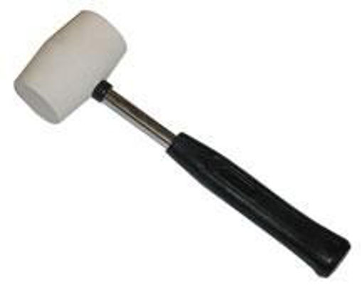 Picture of Mallet 16oz Wht Rubbervs-Hdle - No: M000700