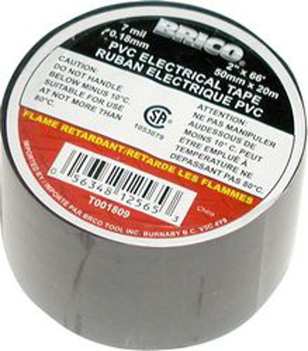 Picture of Tape Pvc Black C.S.A. 2"X66' - No: T001809