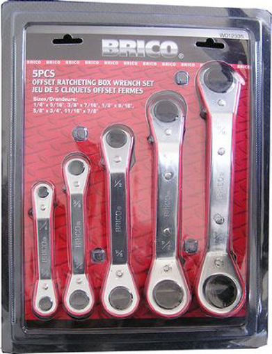 Picture of Wrench Ratchet Box 5P Sae C - No: W012335