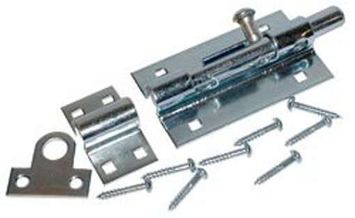 Picture of Padbolt(Barrel)8" H.D. Zinc Pl - No: P000400