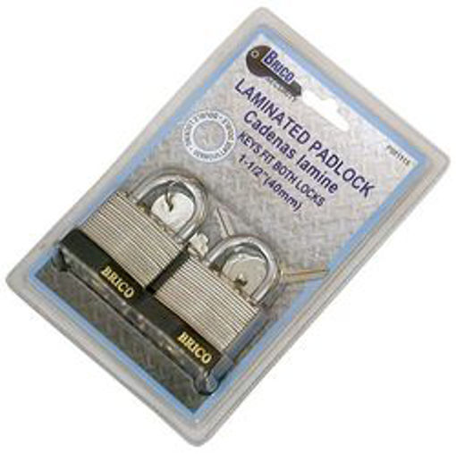 Picture of Padlock Laminate 2pc. 1 1/2 KA - No: P001115