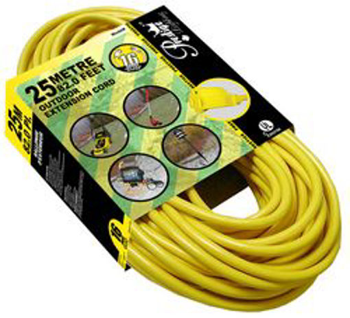 Picture of Pwr Ext Cord O/D 16/3 25m Yelw - No: P010811