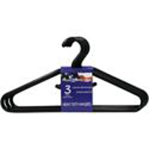 Picture of Hanger 3Pk H/Duty Black - No 1973
