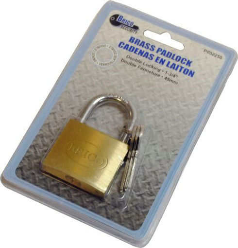 Picture of Padlock Brass #635 1 3/4" 45mm - No P002250