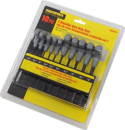 Picture of Hex Key Set 10P T Hdle Sae D/B - No H005534