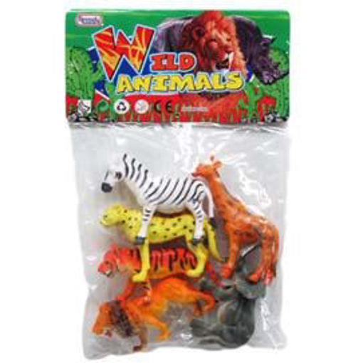 Picture of Wild Animels 4-5in 6Pcs - No ARB6186