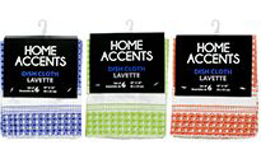 Picture of Dish Cloth 6P 13in Waffle - No 076602