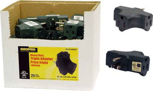 Picture of Plug-Wall Tap Grounded - No P010750