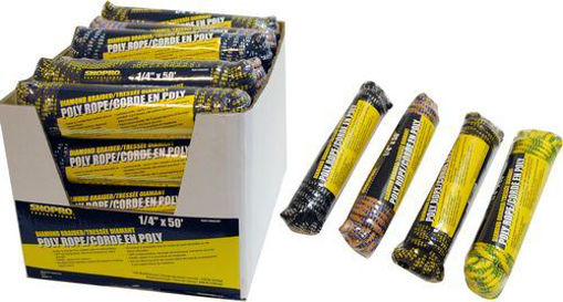 Picture of Rope Pp Diamond Braid 1/4inX50Ft - No R001560EA