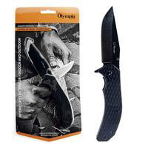 Picture of Knife Folding Black W/Clip - No 31369PKF
