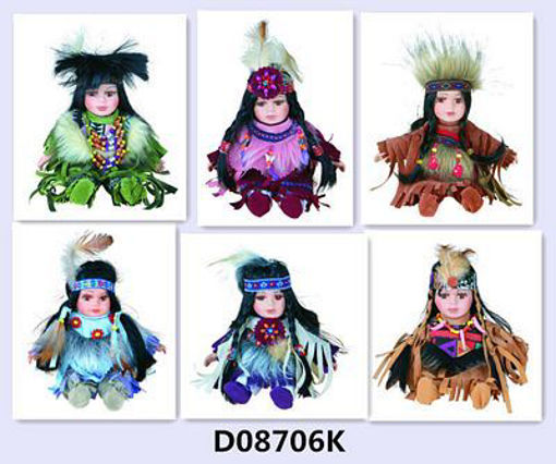 Picture of Doll 8in Porcelain inLittle Cubsin - No D08706K