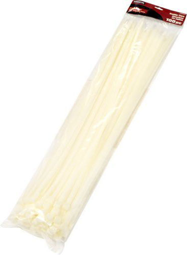 Picture of Cable Ties 100Pc 24" Clear - No C000320