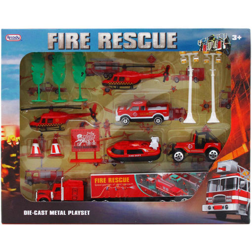 Picture of Firefighter Play Set 14Pcs - No ARY6932