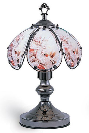 Picture of Touch Lamp 14.25in, Flowers - No OK-603C-HC5