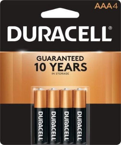 Picture of Battery Duracell Aaa 4Pk Copper - No 00041333014616