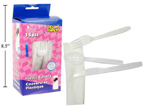 Picture of Lunch Packs Cuttlery 15Pcs - No 45225