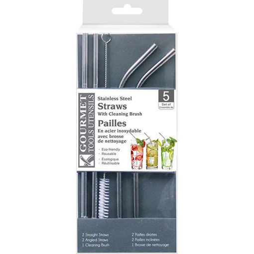 Picture of Straw 5Pc Ss Asst - No 077988