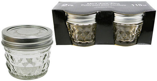 Picture of Jar Mason 2Pk, 115Ml Seal Ring - No 076677