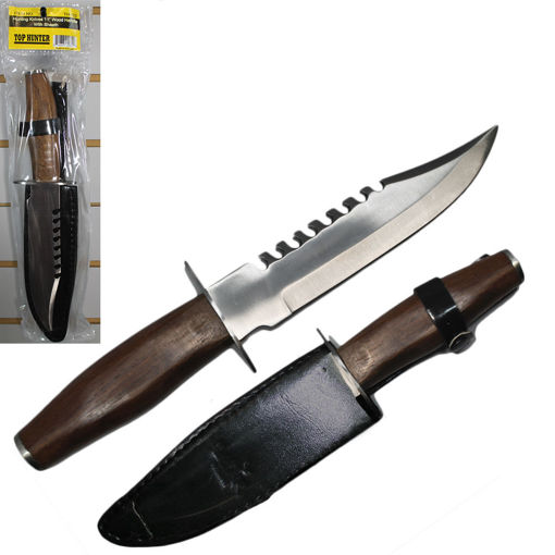 Picture of Knife Hunting 11In Wood Handle - No TH-122-11