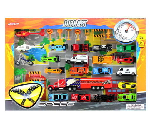 Picture of Die Cast City Racing 35Pcs - No 24370