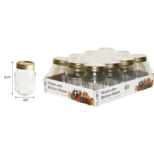 Picture of Jar Canning .5L 12Pcs Screw Lid - No 078511