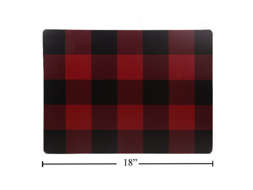 Picture of Placemat 13inX18in Buffalo Plaid Eva - No 67987