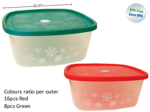 Picture of Xmas Container, 11.5inX11.5in, - No 32800