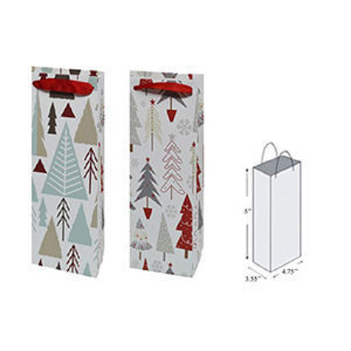 Picture of Xmas Gift Bag Bottle 2Asst - No 32725