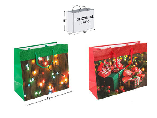 Picture of Xmas Gift Bag-Jumbo Horiz. - No 34391