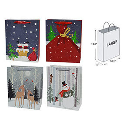 Picture of Xmas Gift Bag-Large Vertical, 10X13X5 - No 32722